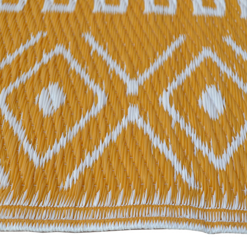 Yellow Fergus Reversible Outdoor Floor Mat