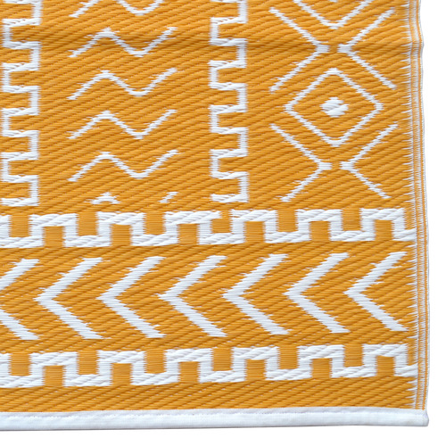 Yellow Fergus Reversible Outdoor Floor Mat