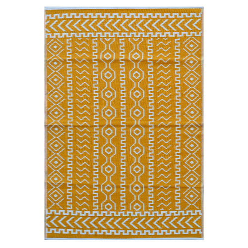 Yellow Fergus Reversible Outdoor Floor Mat
