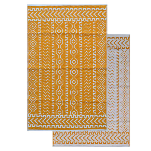Yellow Fergus Reversible Outdoor Floor Mat