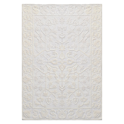 Ivory Amalfi Jude Hand-Woven Wool Rug