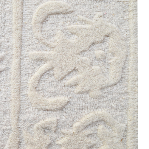 Ivory Amalfi Jude Hand-Woven Wool Rug