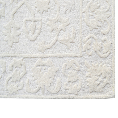 Ivory Amalfi Jude Hand-Woven Wool Rug