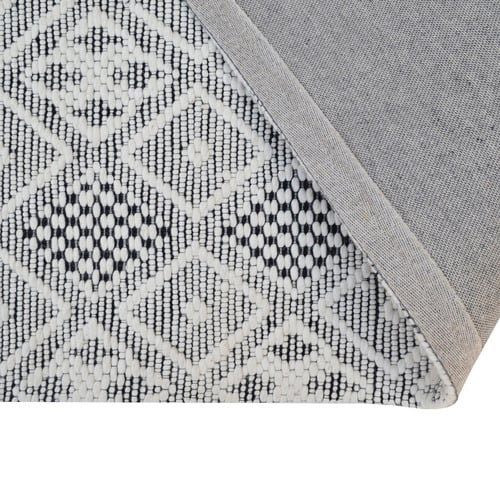 Diamond Rivola Hand-Woven Wool Rug