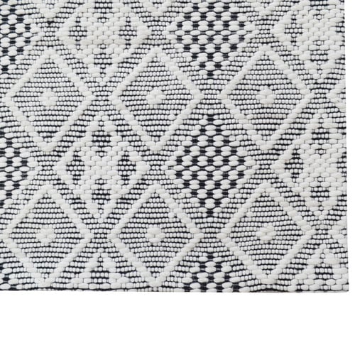 Diamond Rivola Hand-Woven Wool Rug