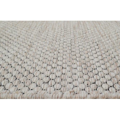 Creambie Hand-Woven Wool Rug