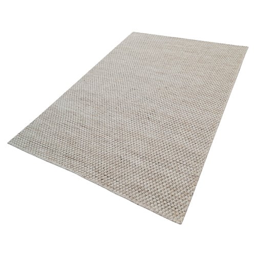 Creambie Hand-Woven Wool Rug