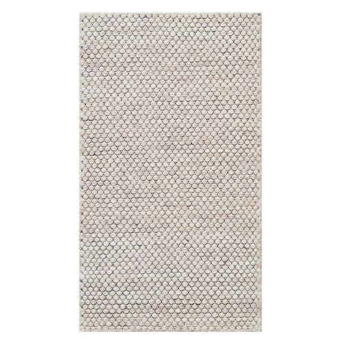 Creambie Hand-Woven Wool Rug