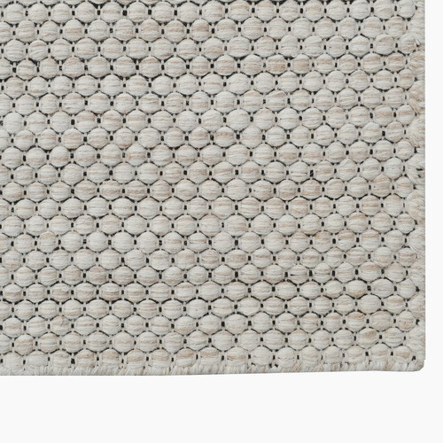 Creambie Hand-Woven Wool Rug