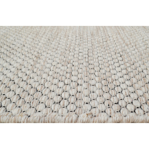 Creambie Hand-Woven Wool Rug