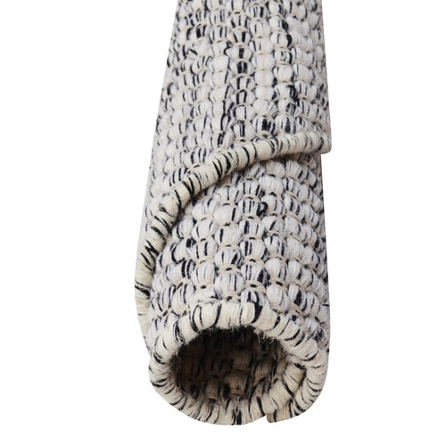 Marble Garry Hand-Woven Round Wool Rug