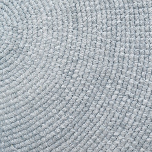 Platinum Shilom Hand-Woven Round Rug