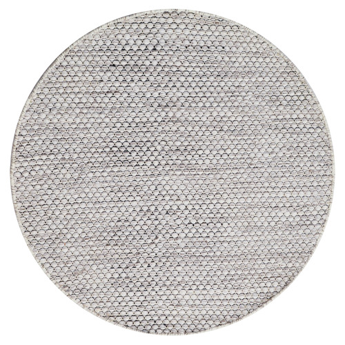 Sandyvory Garry Hand-Woven Round Wool Rug
