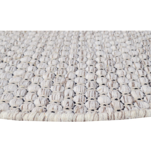 Sandyvory Garry Hand-Woven Round Wool Rug