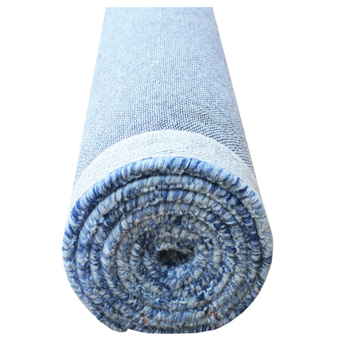 Teal Blue Evara Wool Rug