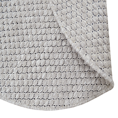 Silver Zilla Wool Round Rug