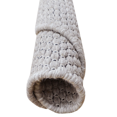 Silver Zilla Wool Round Rug
