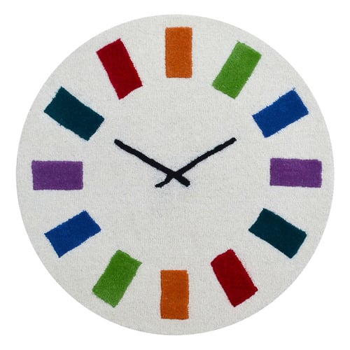Kids' Tikki Clock Hand-Tufted Wool Rug