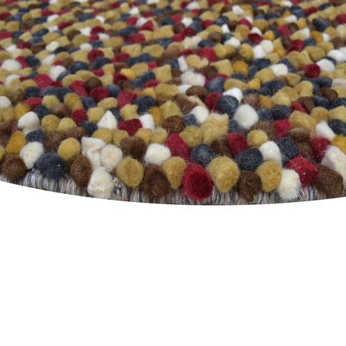 Brown Multi Bonnie Hand-Tufted Wool Rug