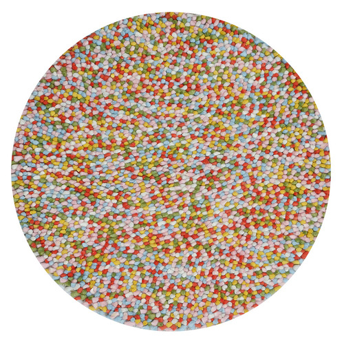 Pink Multi Bonnie Hand-Tufted Wool Rug