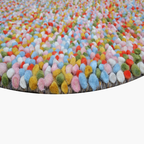 Pink Multi Bonnie Hand-Tufted Wool Rug