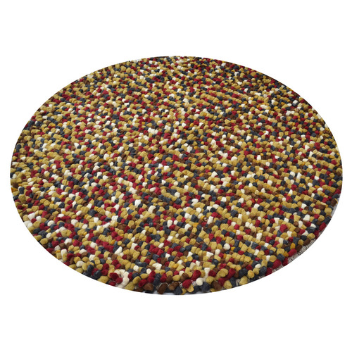 Brown Multi Bonnie Hand-Tufted Wool Rug