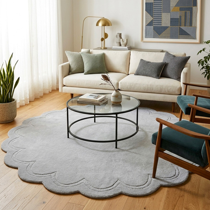 Kalea Hand-Tufted Wool Round Rug