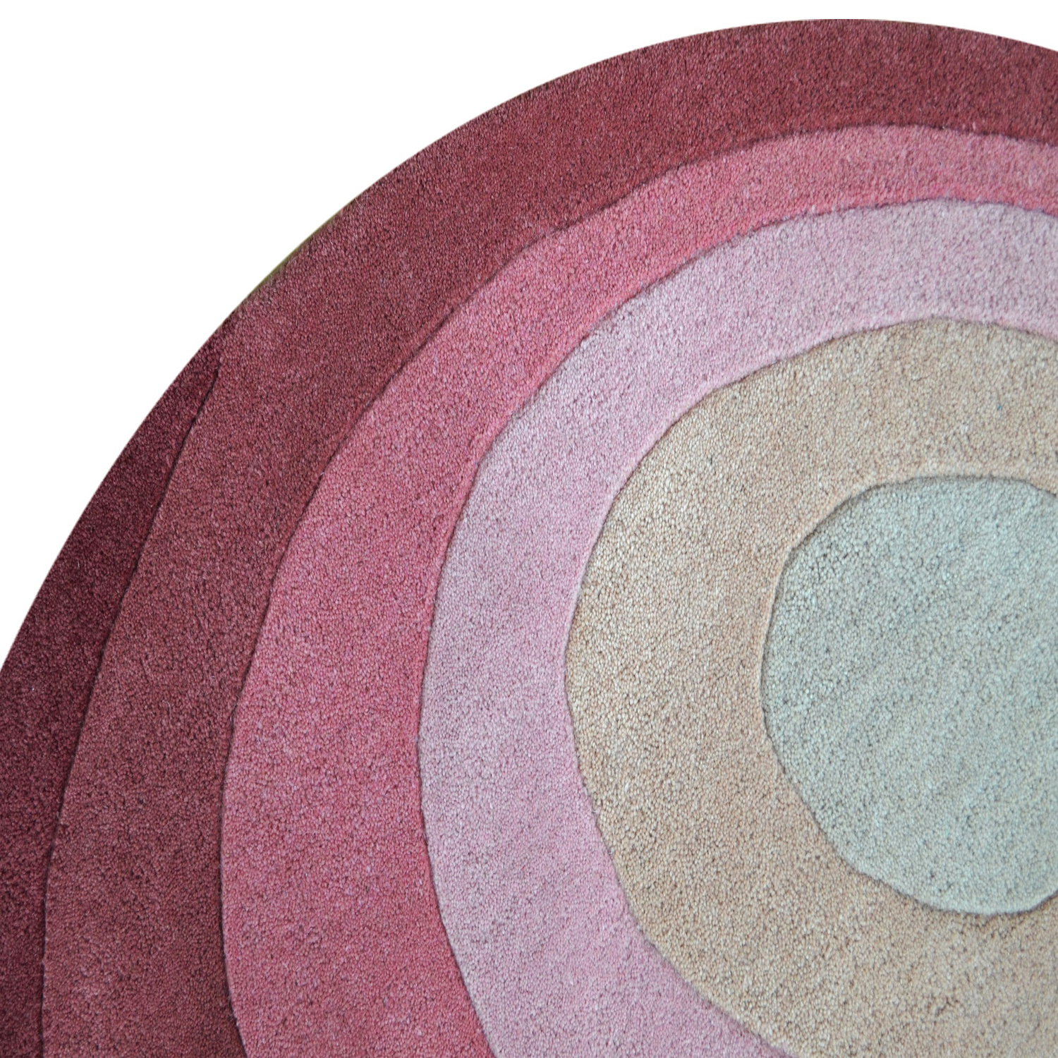 Idalia Hand-Tufted Wool Round Rug