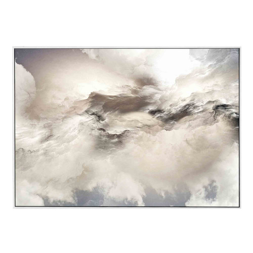 Arte Eleve Smoky Quartz Framed Canvas Wall Art Temple & ster