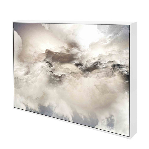 Arte Eleve Smoky Quartz Framed Canvas Wall Art Temple & ster