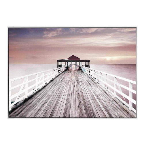 Violaceous Framed Canvas Wall Art