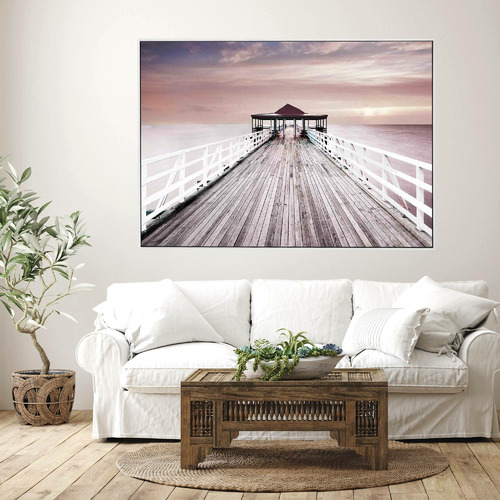 Violaceous Framed Canvas Wall Art
