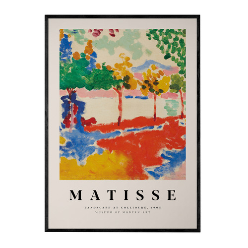 Colours 1905 Printed Wall Art by Henri Matisse