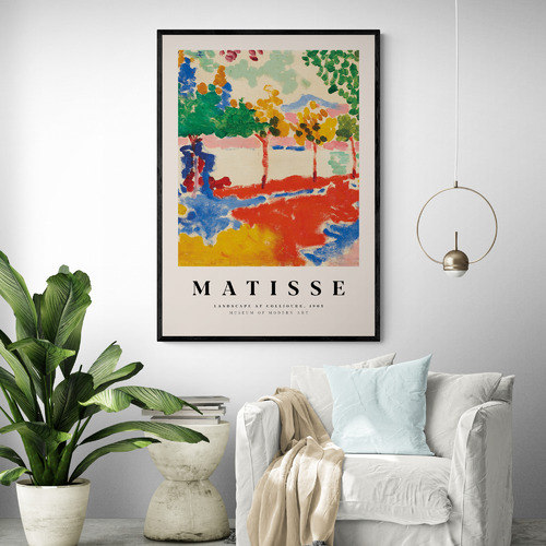 Colours 1905 Printed Wall Art by Henri Matisse