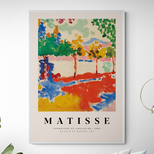 Colours 1905 Printed Wall Art by Henri Matisse