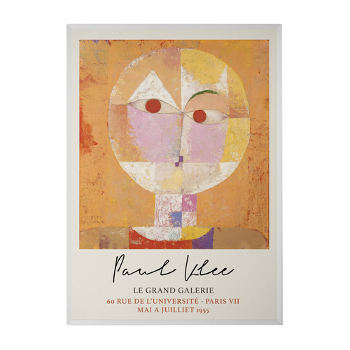 Head of a Man Printed Wall Art by Paul Klee