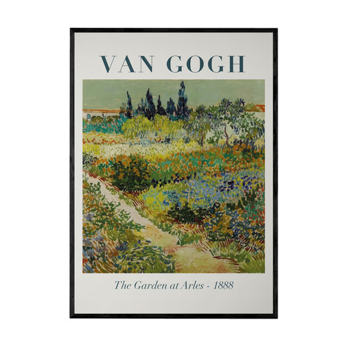 Garden at Arles Printed Wall Art by Van Gogh