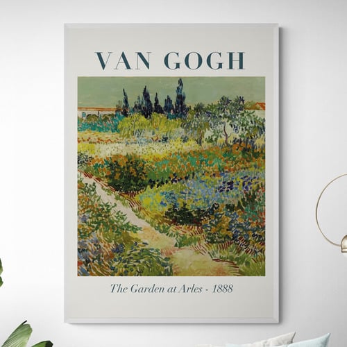 Garden at Arles Printed Wall Art by Van Gogh