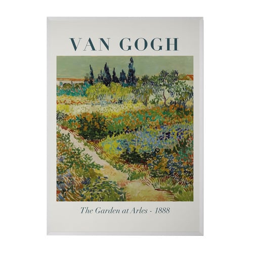 Garden at Arles Printed Wall Art by Van Gogh