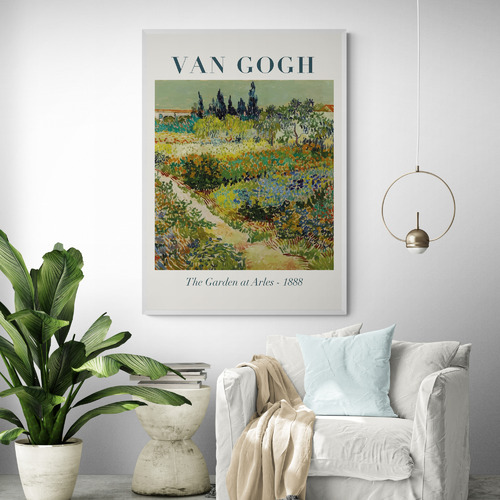 Garden at Arles Printed Wall Art by Van Gogh