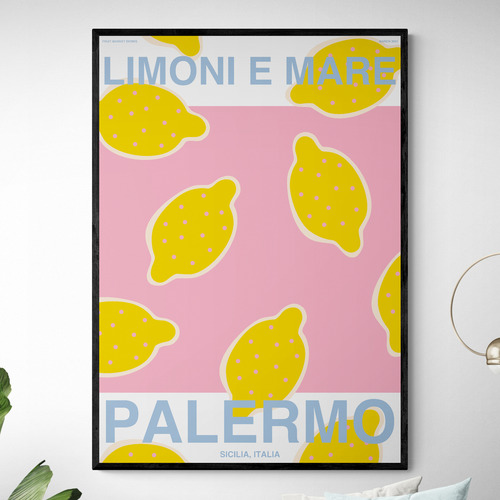 Italian Lemons Printed Wall Art