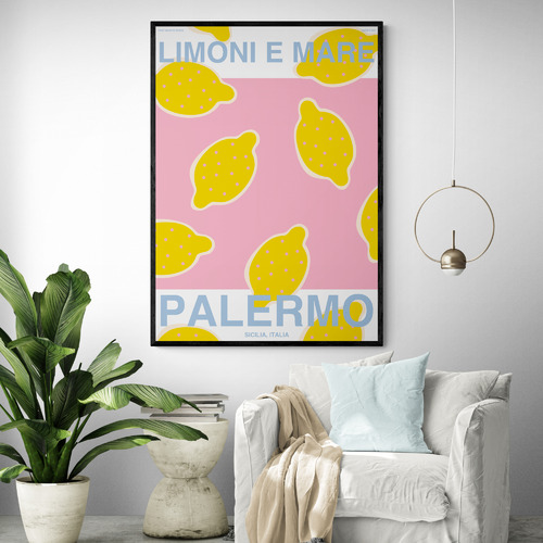 Italian Lemons Printed Wall Art