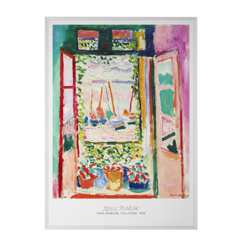 Open Window Printed Wall Art by Henri Matisse