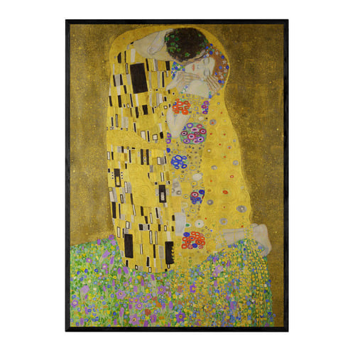 The Kiss Printed Wall Art by Gustav Klimt