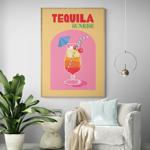 Tequila Cocktail Printed Wall Art Temple And Webster