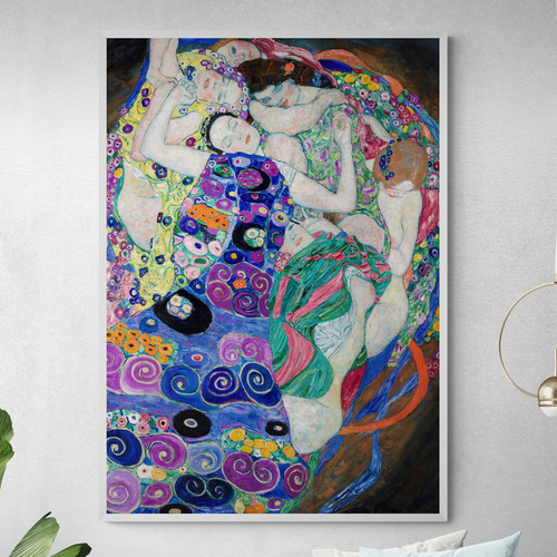 The Maiden Printed Wall Art by Gustav Klimt