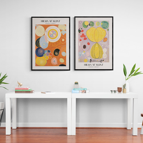 Hilma af Klint Printed Wall Art Diptych