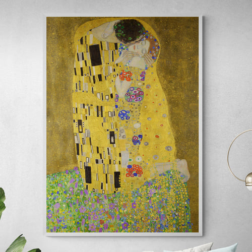 The Kiss Printed Wall Art by Gustav Klimt