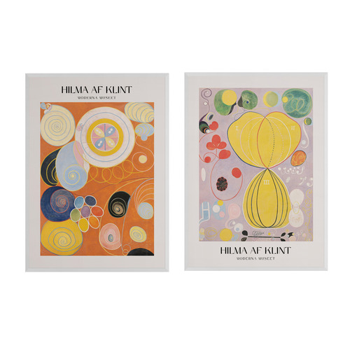 Hilma af Klint Printed Wall Art Diptych