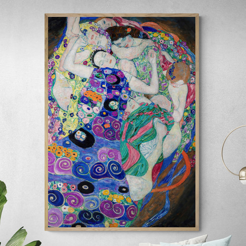 The Maiden Printed Wall Art by Gustav Klimt